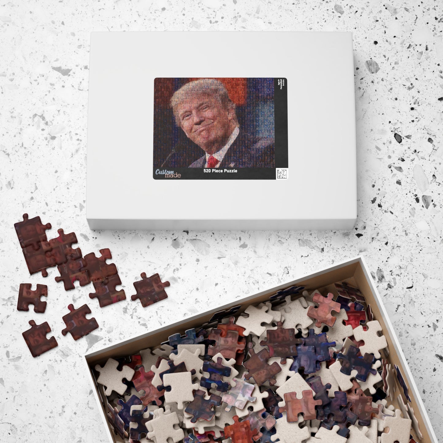 Trump Puzzle | Liberals Crying Mosaic | 252, 520, 1014-piece | Unique Gift | Trump Gift |