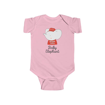 Baby Elephant | Baby Trump Shirt | Fine Cotton Bodysuit |