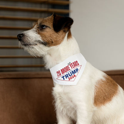 28 More (dog) Years | Trump 2024 Dog Bandana |