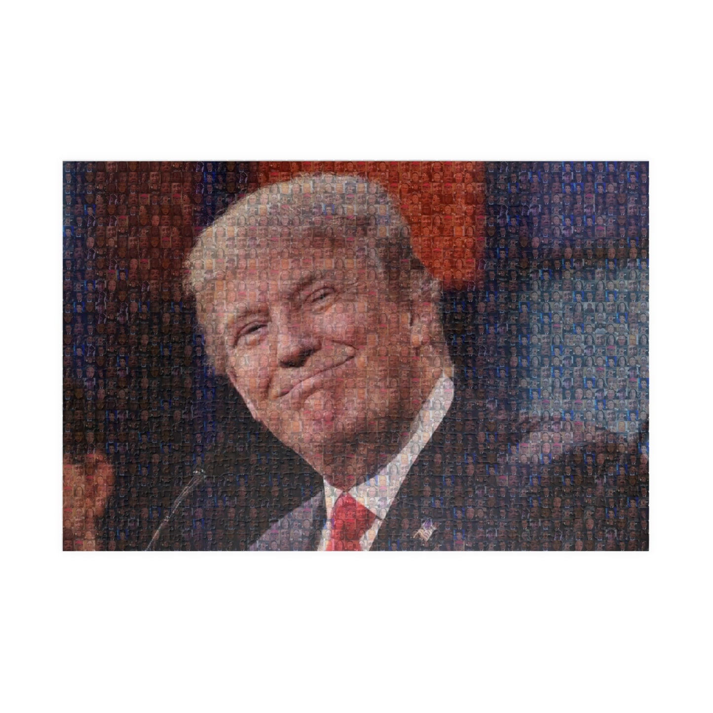 Trump Puzzle | Liberals Crying Mosaic | 252, 520, 1014-piece | Unique Gift | Trump Gift |