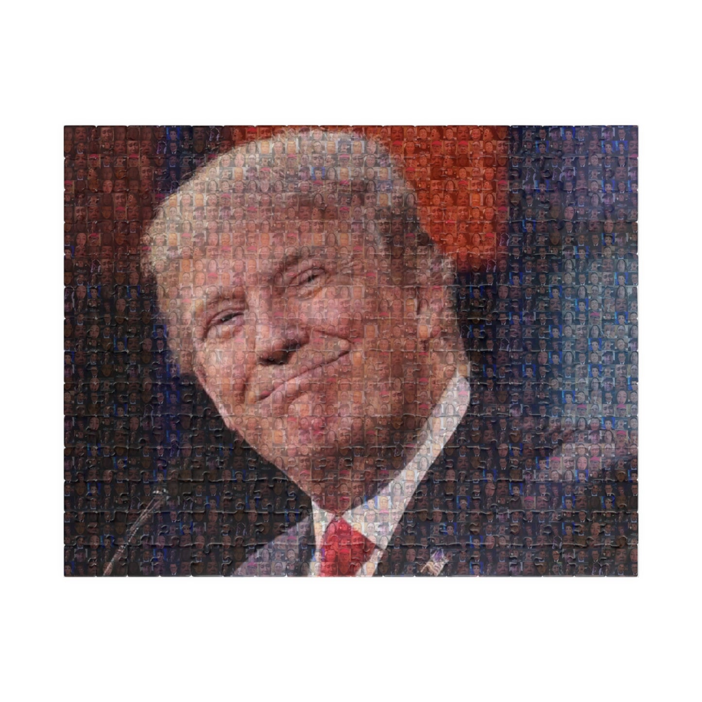 Trump Puzzle | Liberals Crying Mosaic | 252, 520, 1014-piece | Unique Gift | Trump Gift |