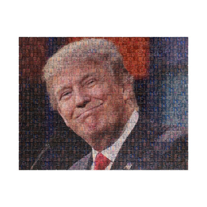 Trump Puzzle | Liberals Crying Mosaic | 252, 520, 1014-piece | Unique Gift | Trump Gift |