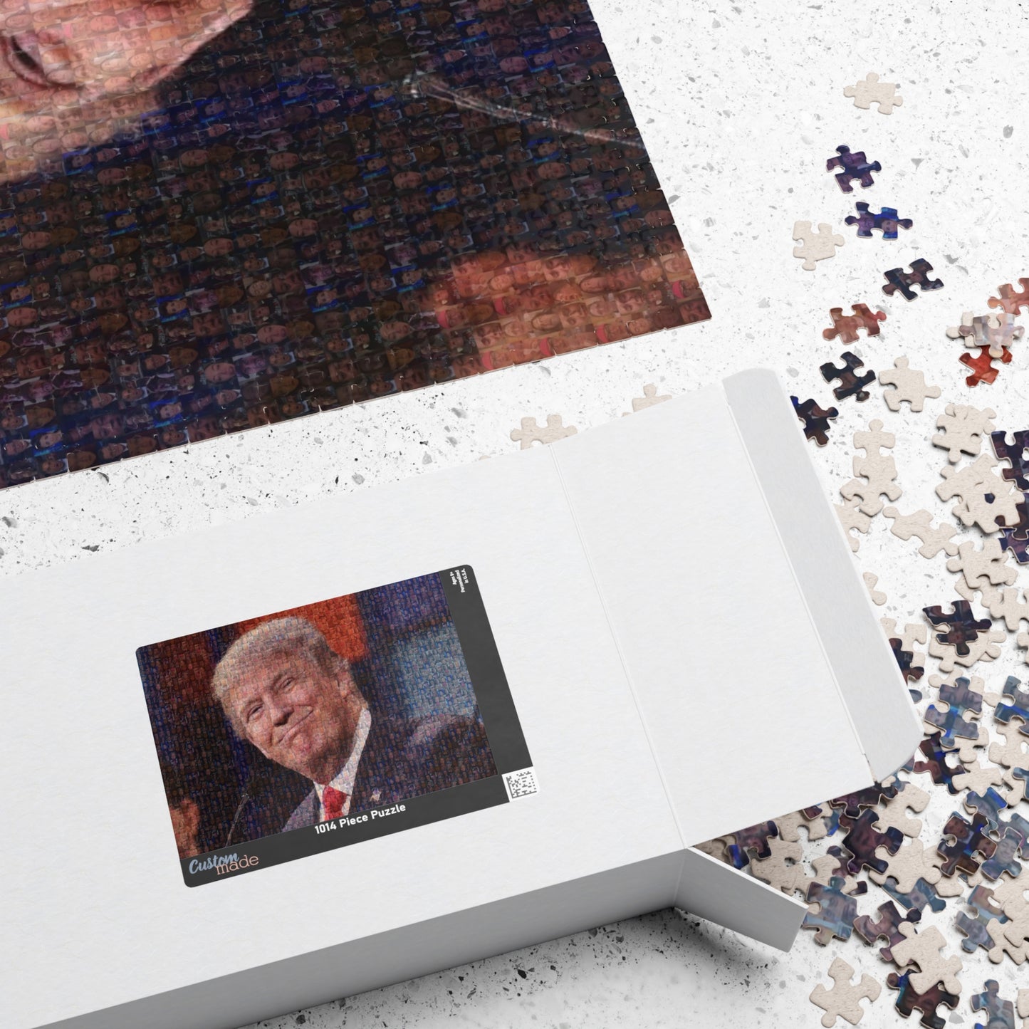 Trump Puzzle | Liberals Crying Mosaic | 252, 520, 1014-piece | Unique Gift | Trump Gift |