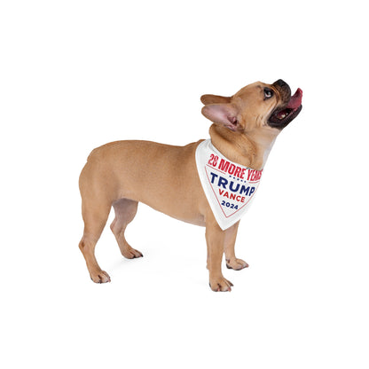 Trump 2024 Dog Bandana | 28 More (dog) Years | Polyester |