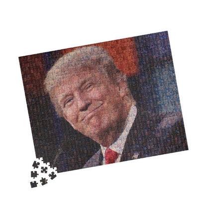 Trump Puzzle | Liberals Crying Mosaic | 252, 520, 1014-piece | Unique Gift | Trump Gift |