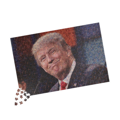 Trump Puzzle | Liberals Crying Mosaic | 252, 520, 1014-piece | Unique Gift | Trump Gift |