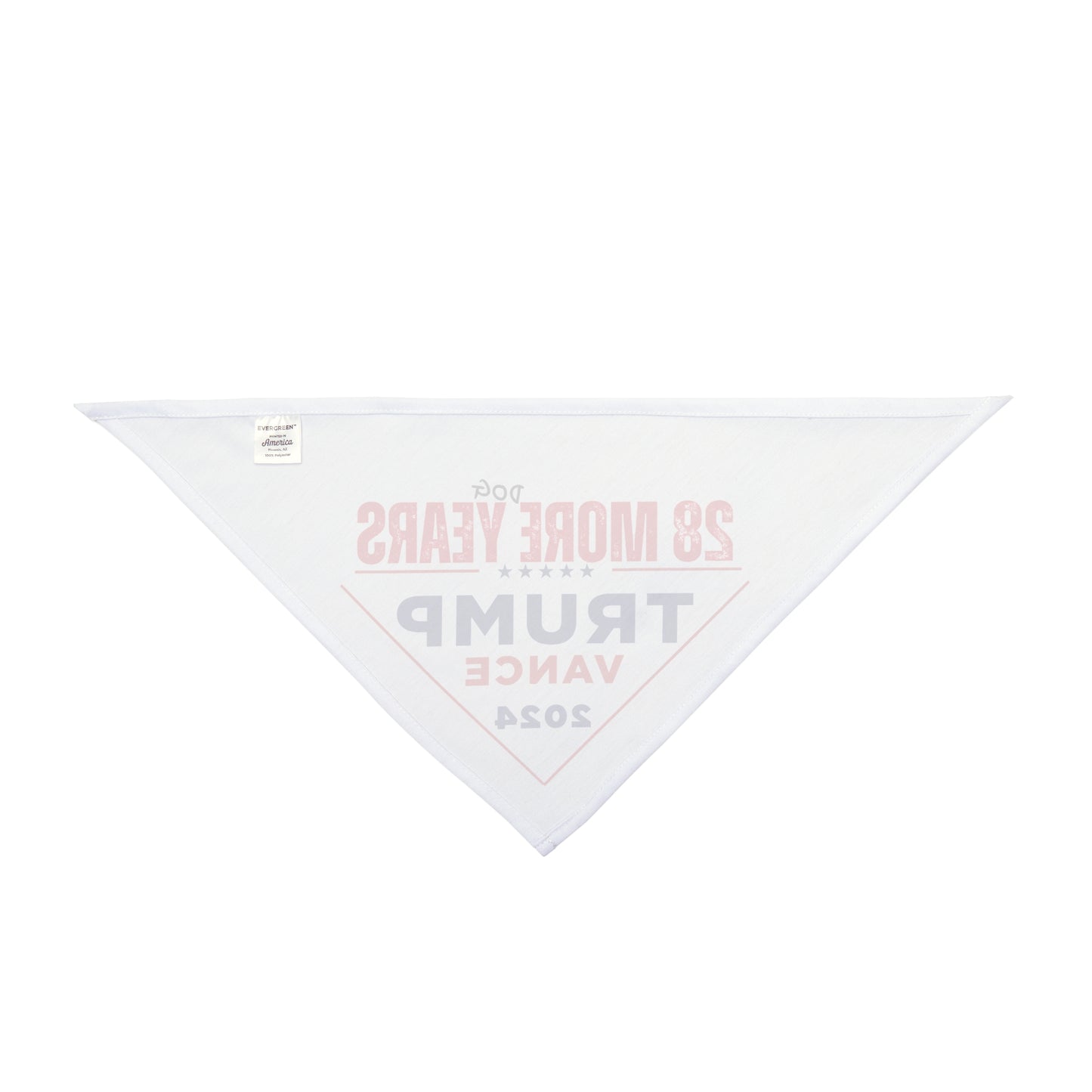 Trump 2024 Dog Bandana | 28 More (dog) Years | Polyester |