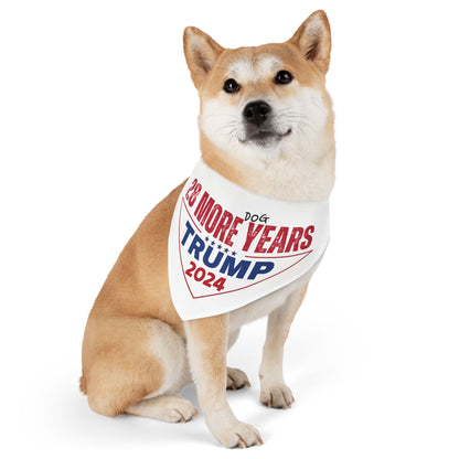 28 More (dog) Years | Trump 2024 Dog Bandana |