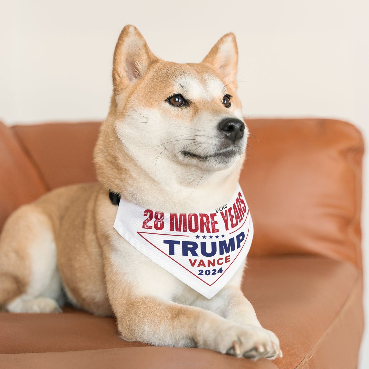 28 More (dog) Years | Trump 2024 Dog Bandana |