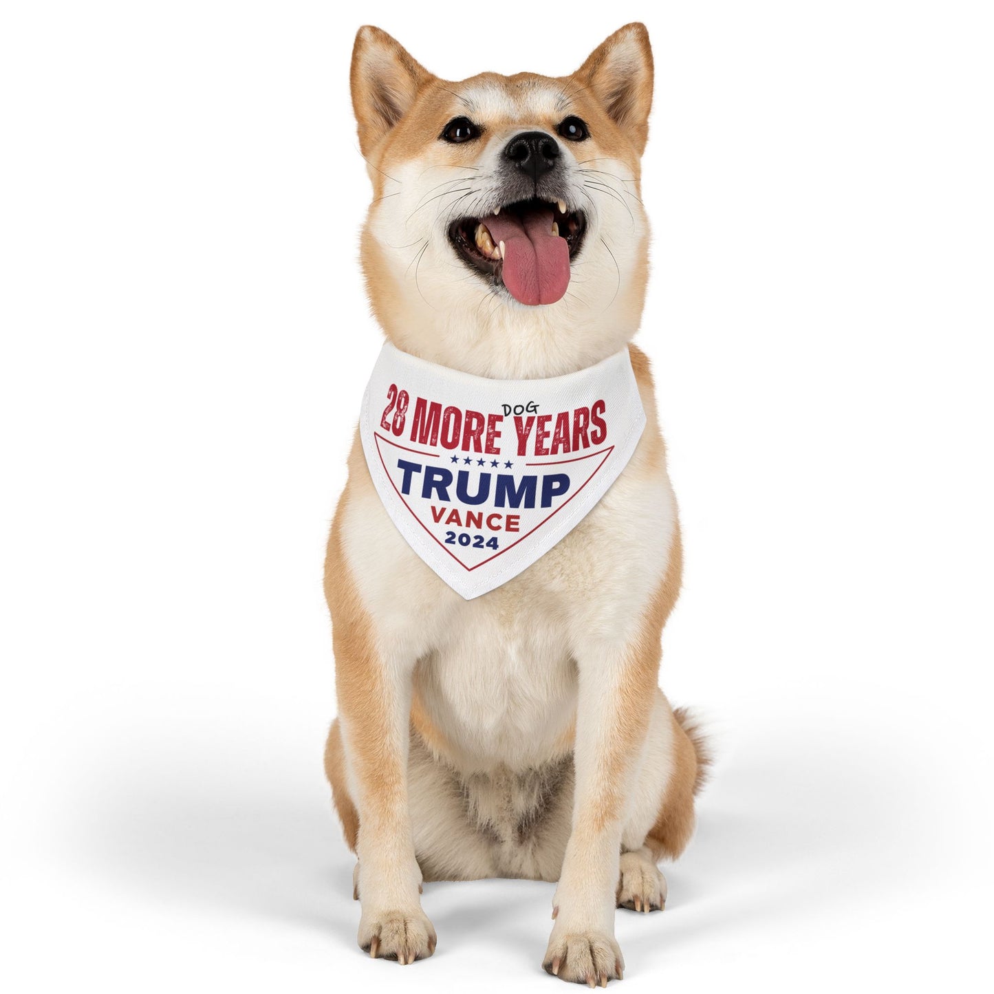 28 More (dog) Years | Trump 2024 Dog Bandana |