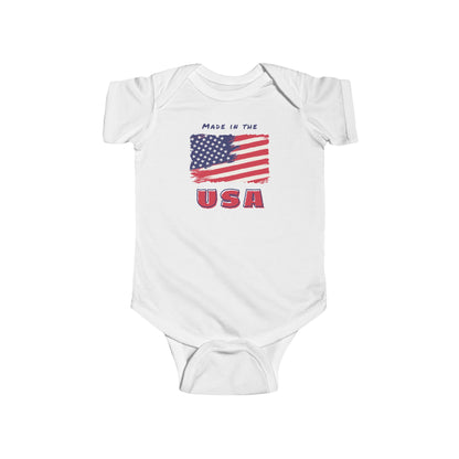 Made in the USA Onesie | Baby Clothes | Baby Elephants |